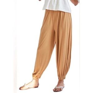 Free People Camel Jogger Pants